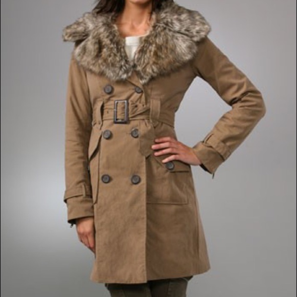 BB Dakota Coat with super soft faux fur collar - Picture 4 of 4